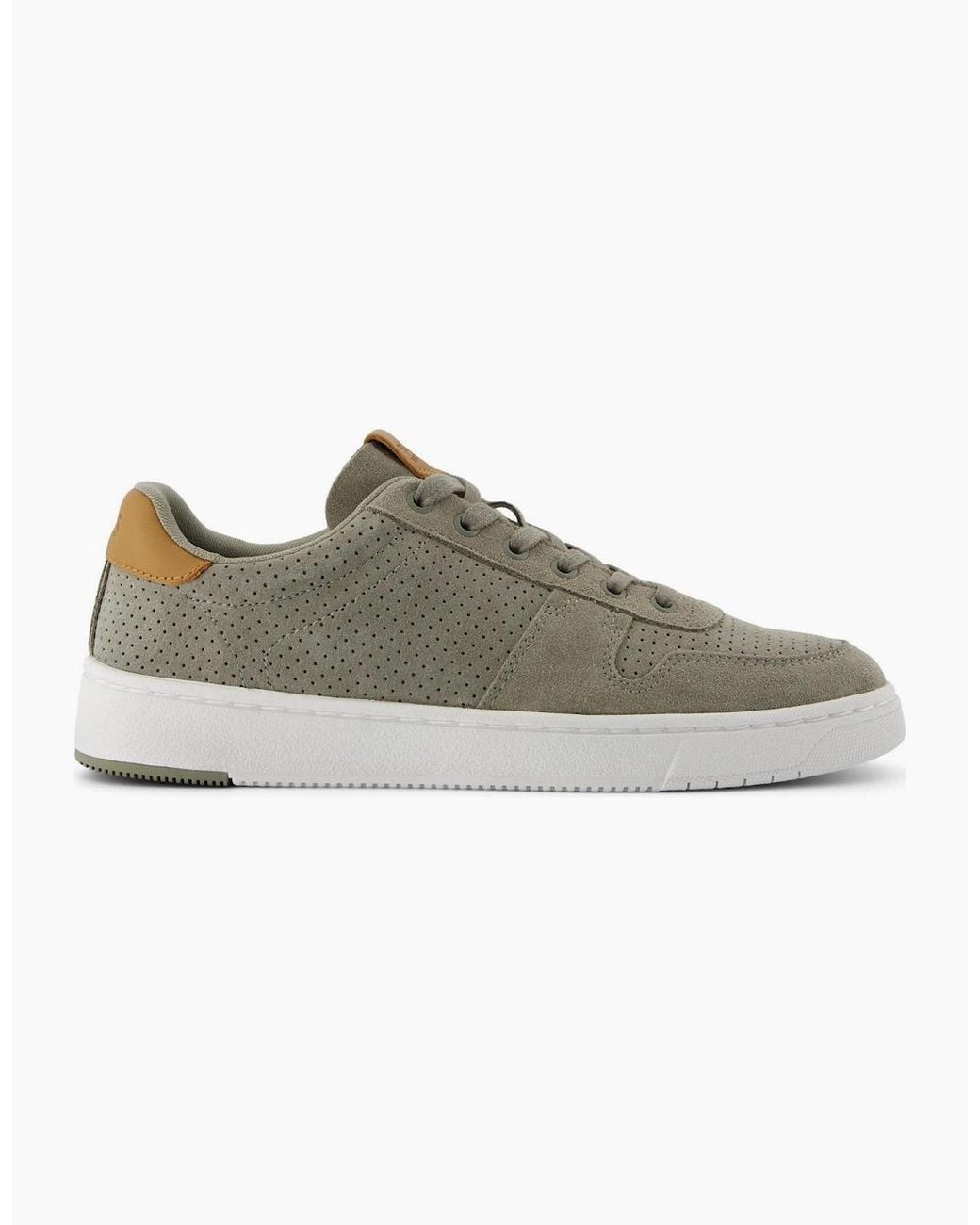 TOMS Green Trvl Lite Court Textured Lace Up Smart Shoes for men