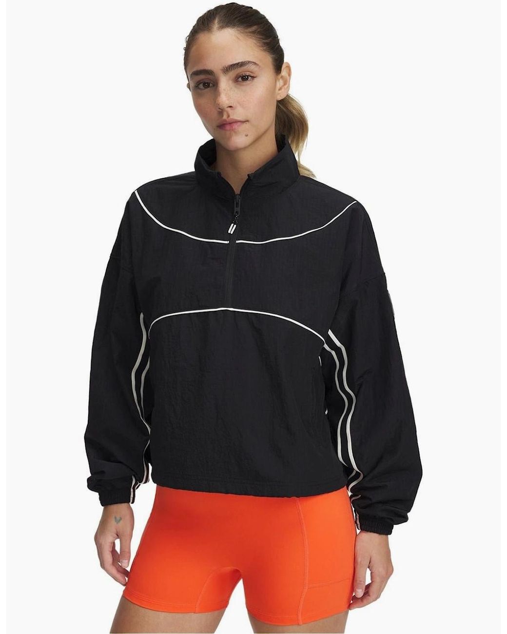 Under Armour Gray Weather Resistant Streamlined Performance Running Jacket