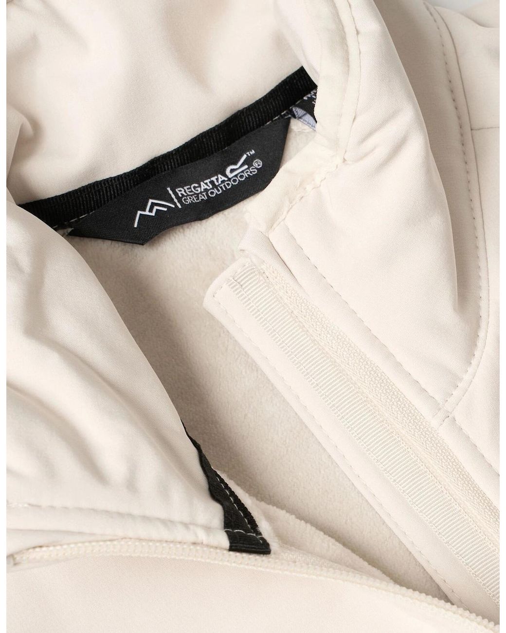 Regatta White Ladies Moutdale Soft Shell Jacket