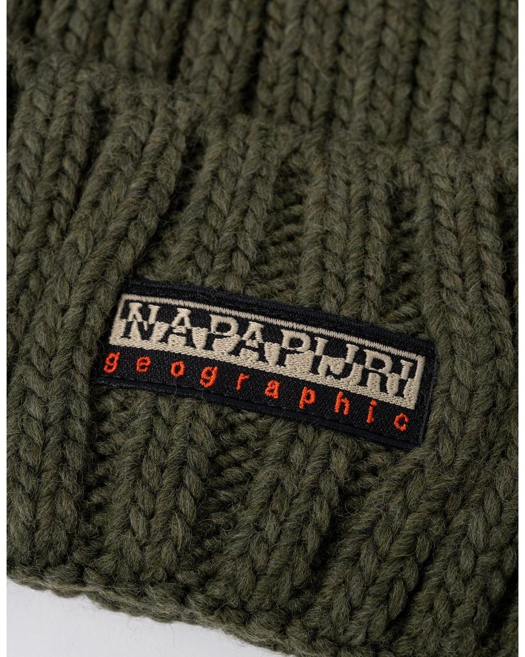 Napapijri Green Fea 2 Bobble Hat