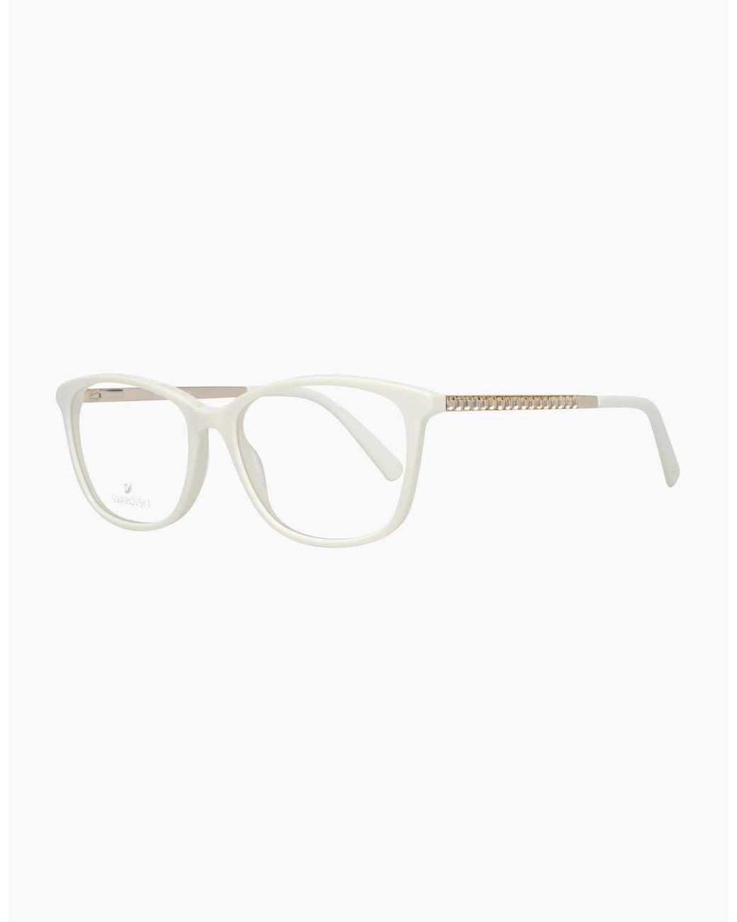 Swarovski White Optical Frame Sk5308 021 52