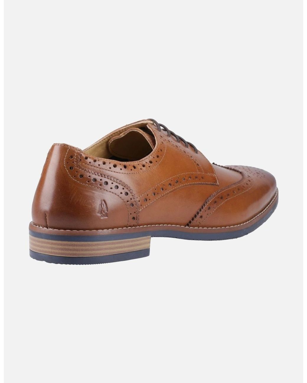 Hush Puppies Brown Mack Leather Tan Brogues Shoes for men