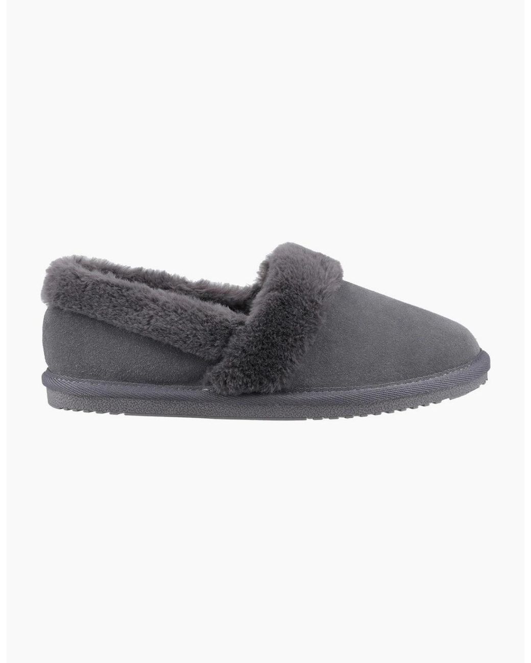Hush Puppies Gray Ariel Full Slippers