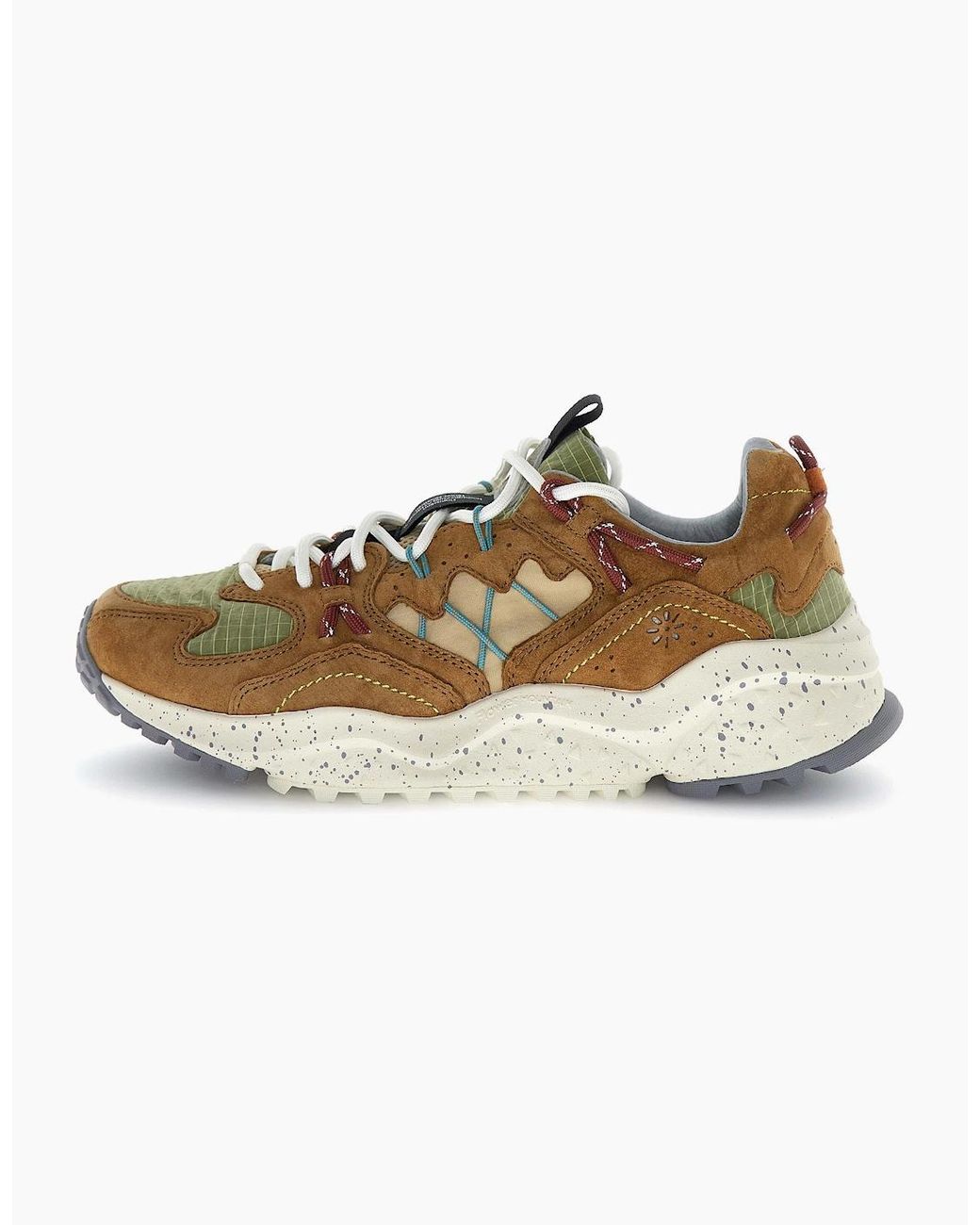 Flower Mountain Brown Yamabushi Trainers for men