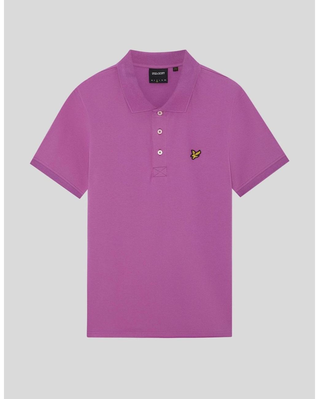 Lyle & Scott Pink Cotton Polo Shirt for men