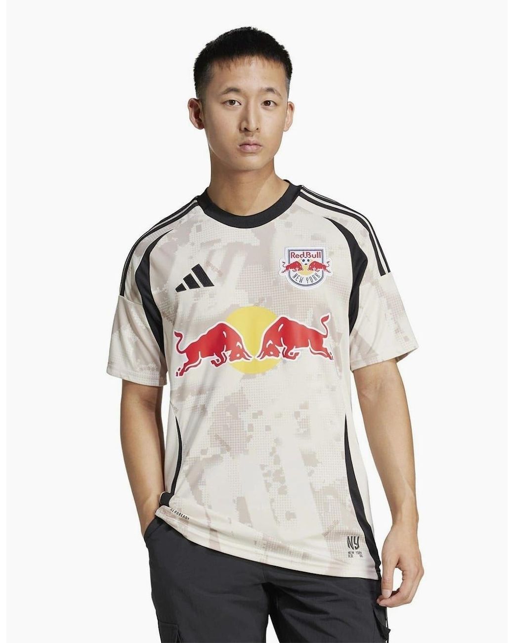 Adidas Gray New York Bulls Away Shirt 2025 2026 Adults for men