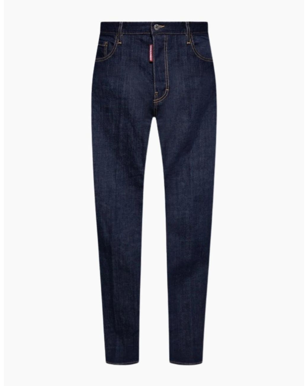DSquared² Blue Dark Rinse Wash 642 Jeans for men
