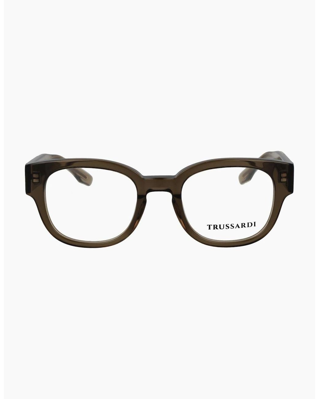 Trussardi Brown Optical Frame Tsu6042 T01 50 for men