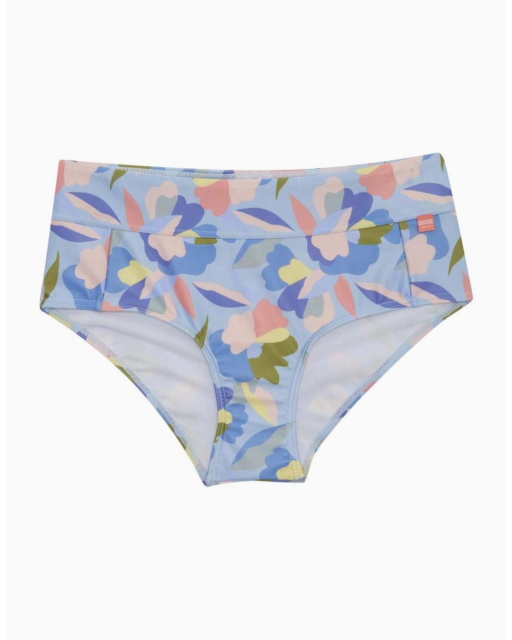 Regatta Blue Ladies Paloma Abstract Floral Swim Briefs