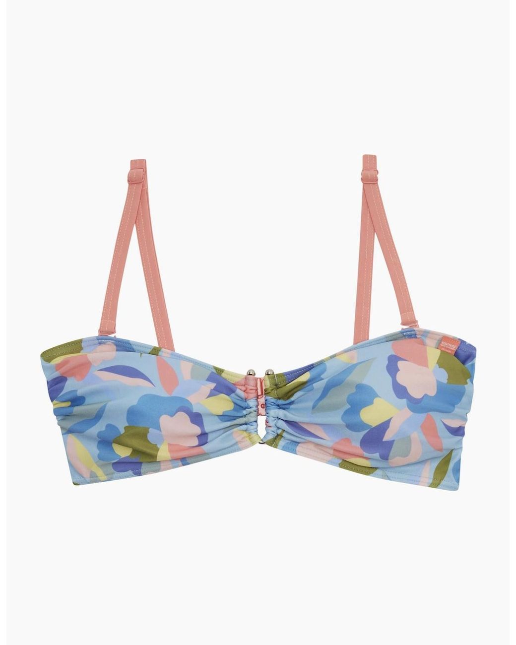Regatta Blue Ladies Aceana Iii Abstract Floral Bikini Top