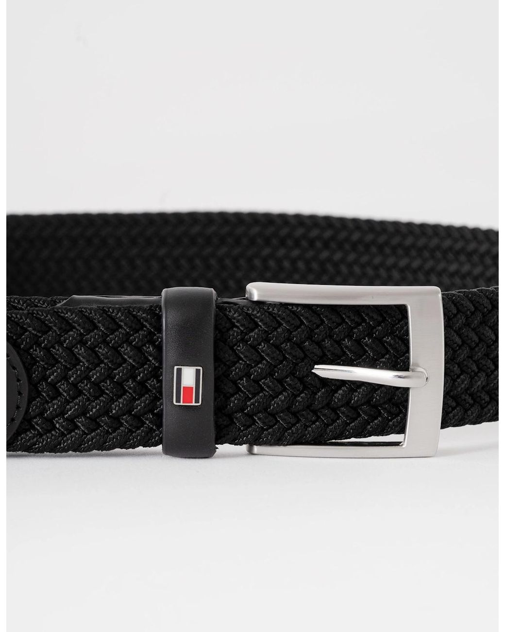 Tommy Hilfiger Black Adan Belt 3.5Cm for men