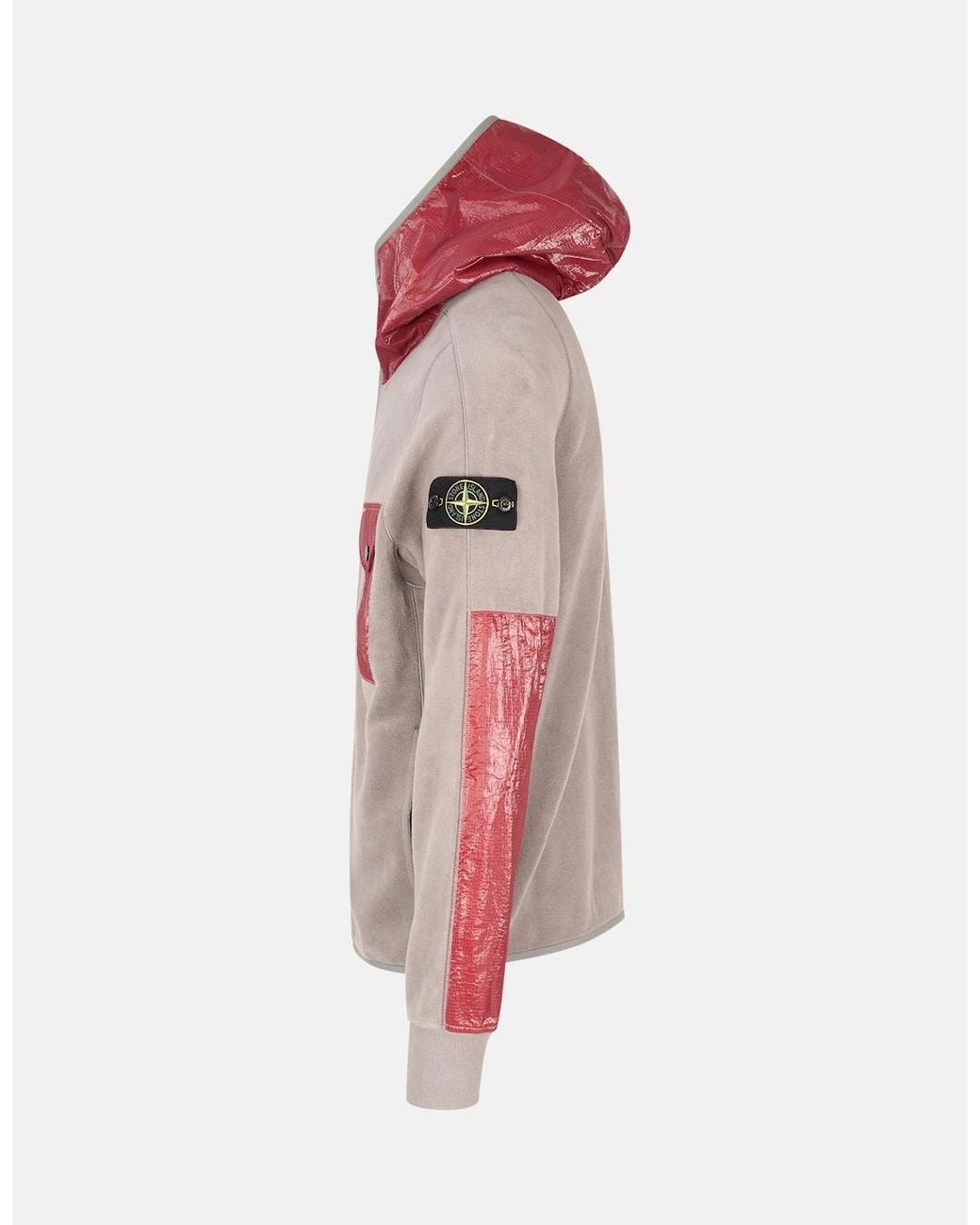 Stone Island Pink Hooded 6100032 Sweater for men
