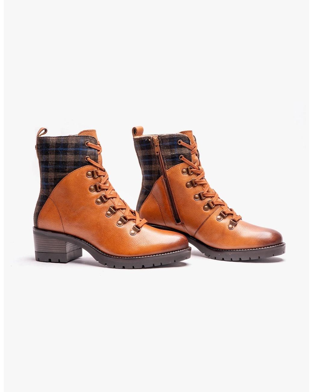 Lotus White Litchfield Ankle Boots Tan