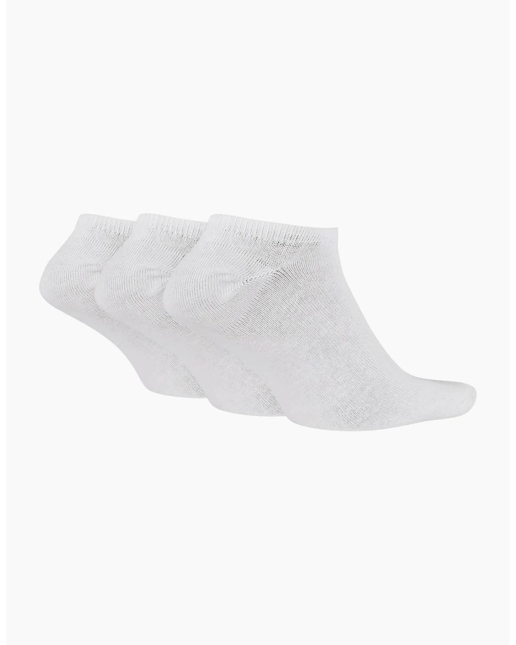 Nike White Lightweight No Show Socks