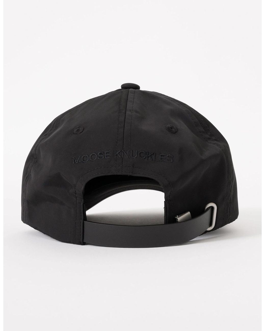Moose Knuckles Black Cap for men