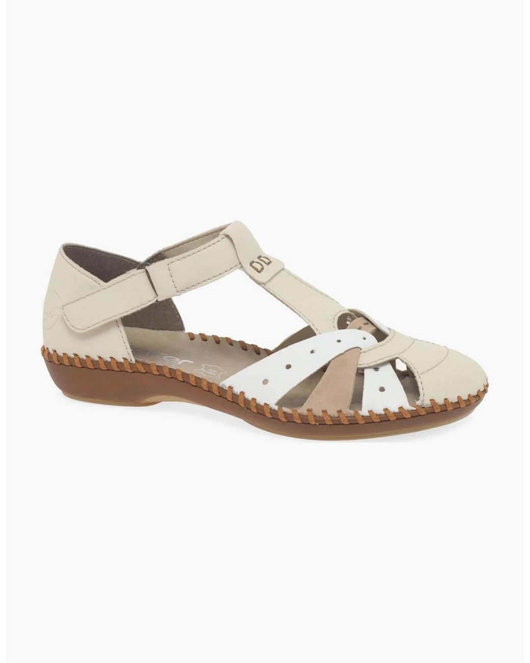 Rieker White Maria Sandals