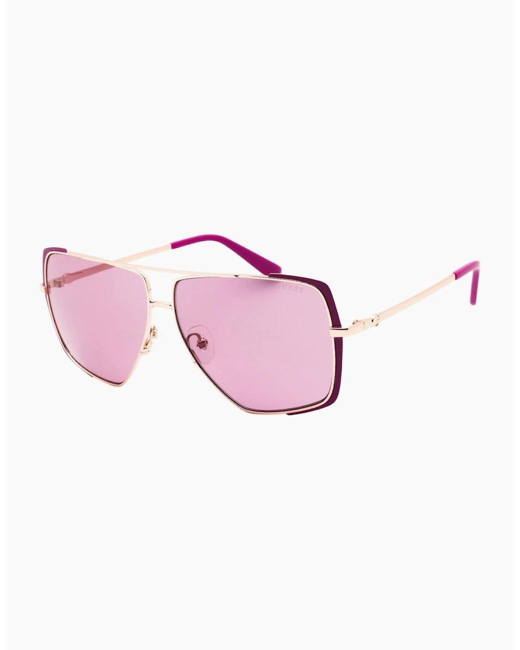 Guess Pink Matte Sunglasses