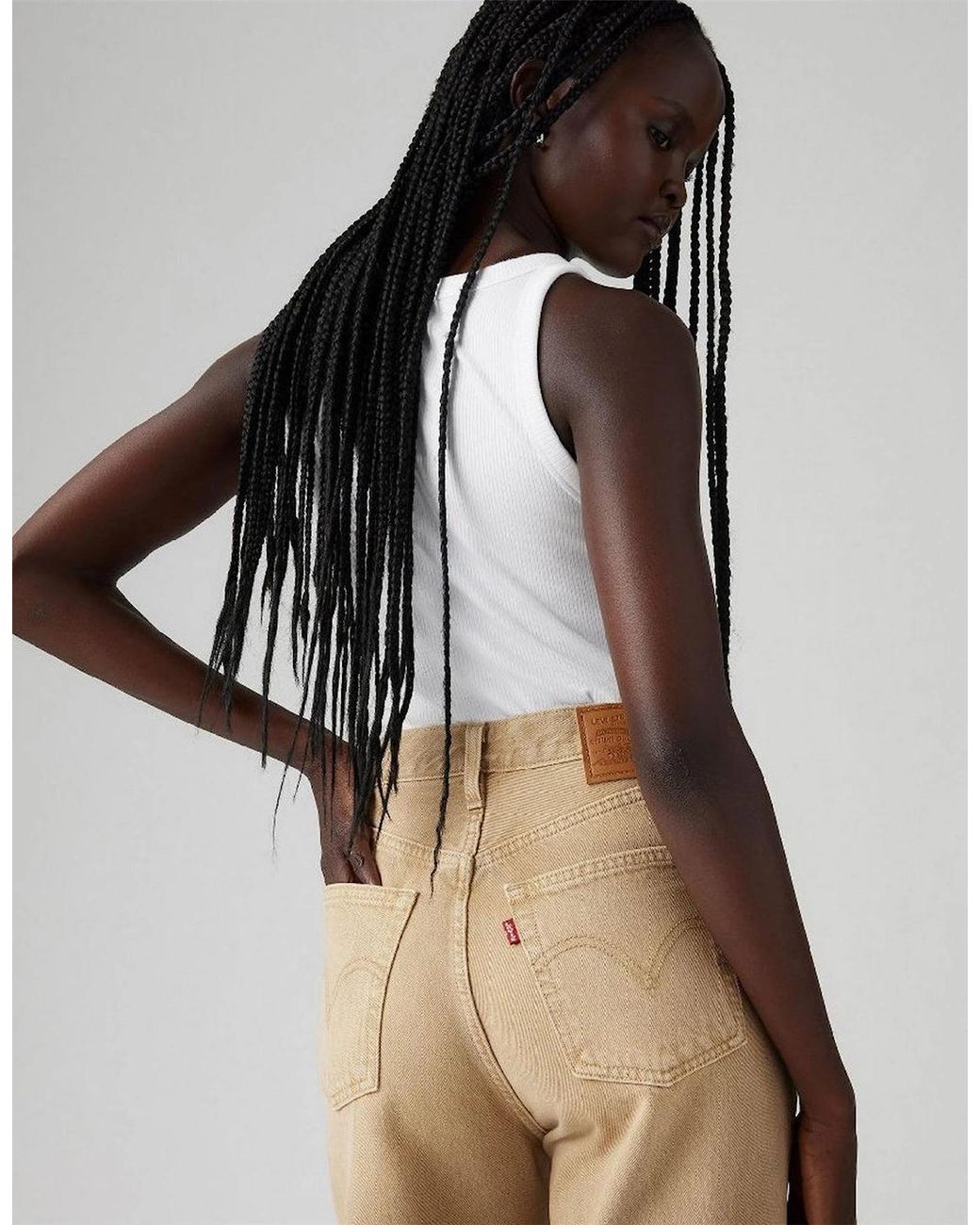 Levi's Natural Levi's High Rise Wide Leg Jeans