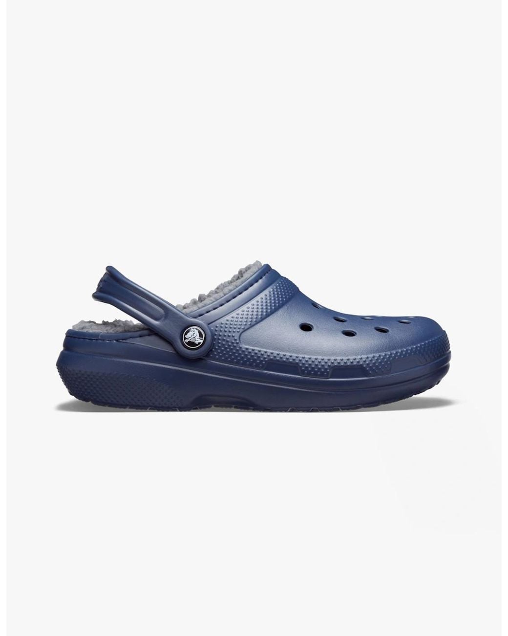 CROCSTM Blue 203591-459 Classic Lined Clogs/Charcoal