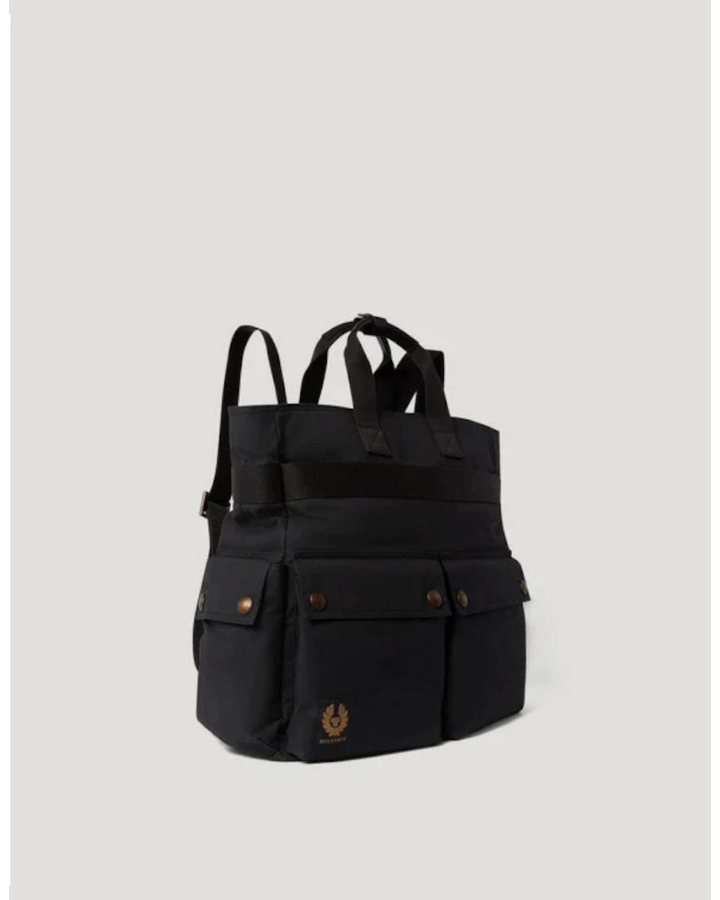 Belstaff Black Trialmaster 2-Way Tote for men