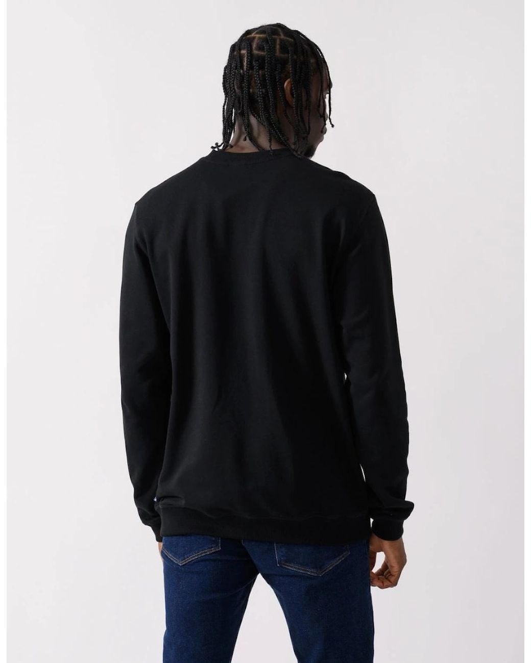Fjallraven Blue 1960 Logo Badge Sweatshirt for men