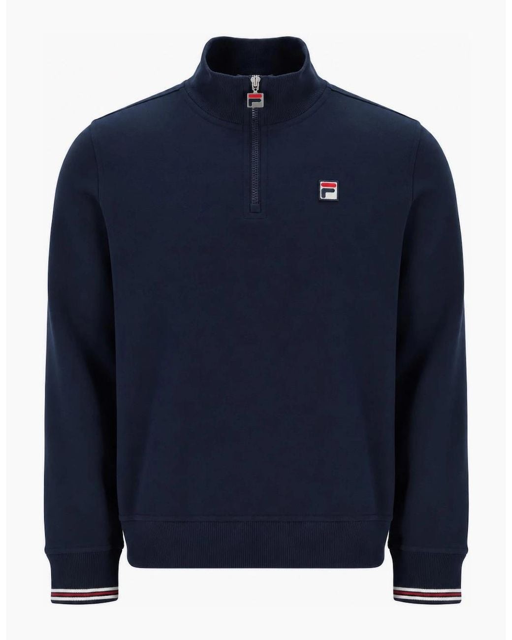 Fila Blue Ramy 1/4 Zip Sweatshirt for men