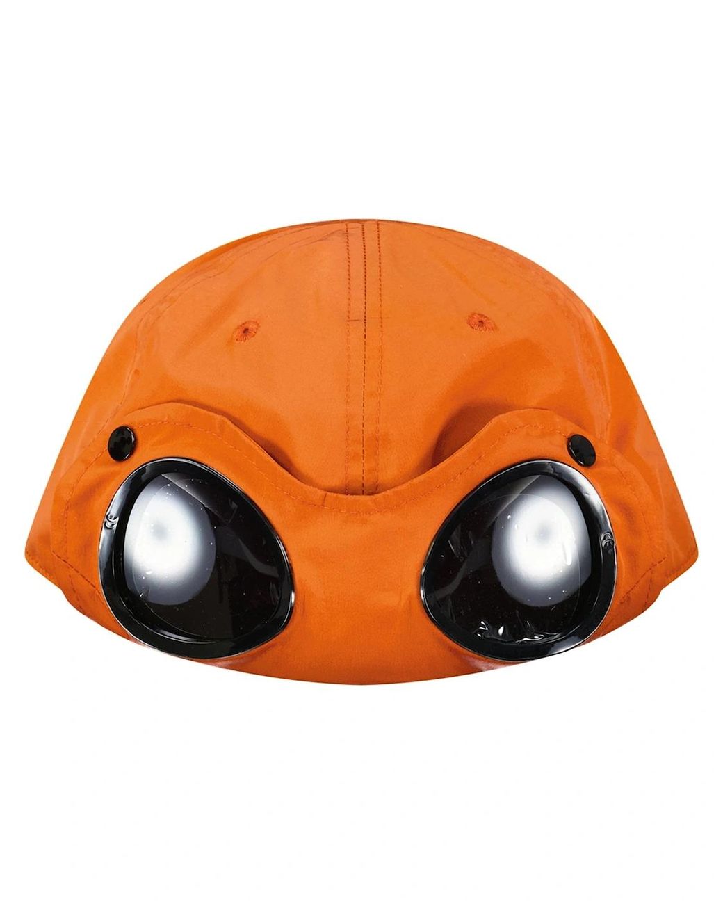 C P Company Orange Goggle Chrome-R Cap for men