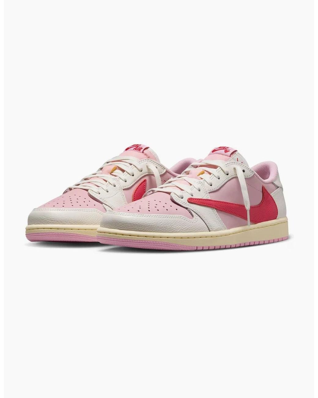 Nike Pink Travis Scott Jordan 1 Low Tropical