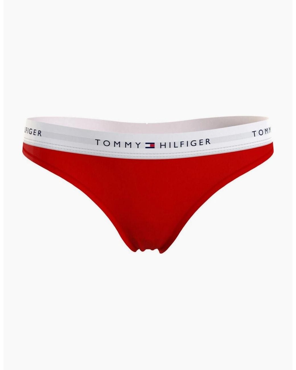 Tommy Hilfiger Red Tommy Icons Thong