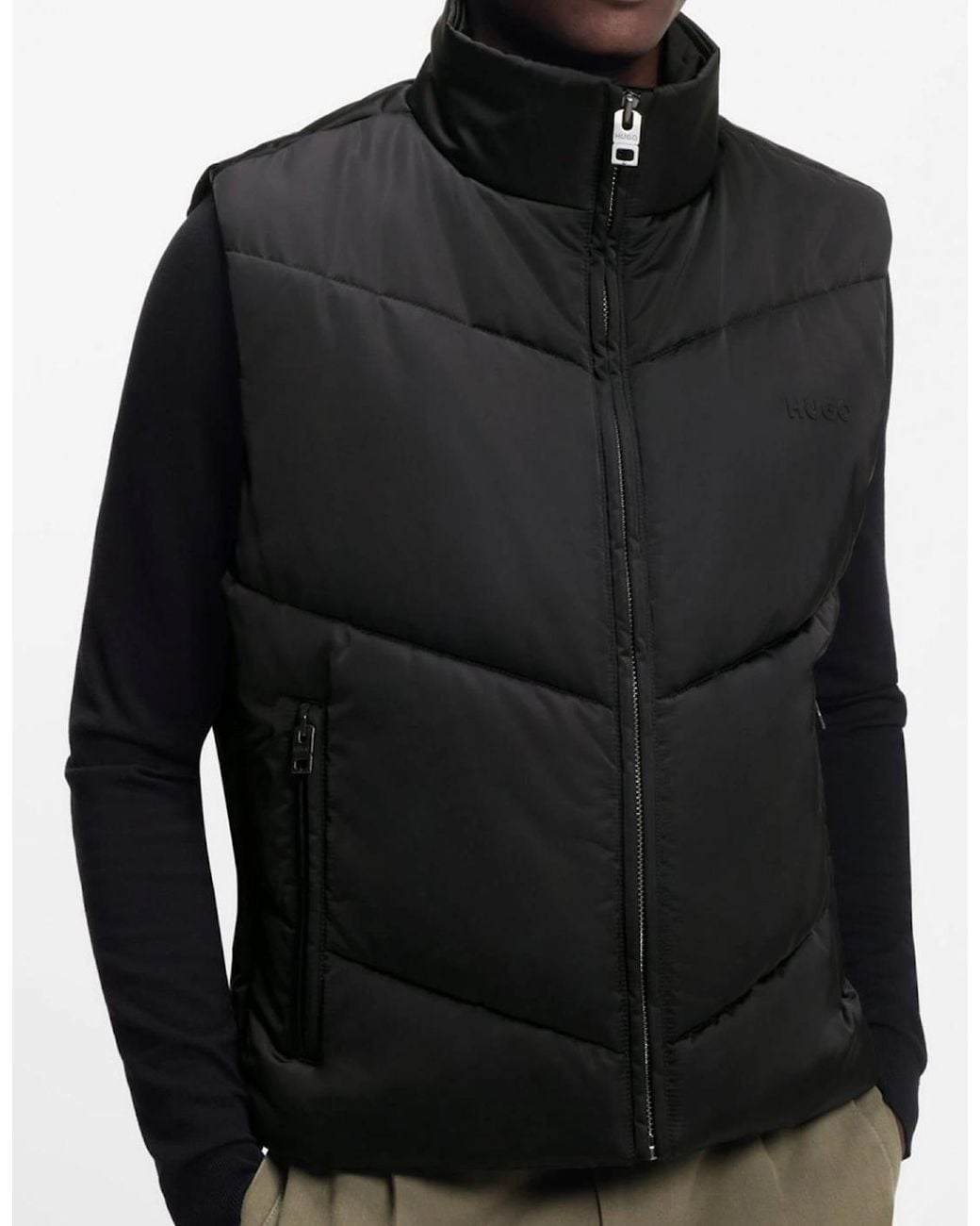 Boss Black Berolino Padded Nylon Gilet for men