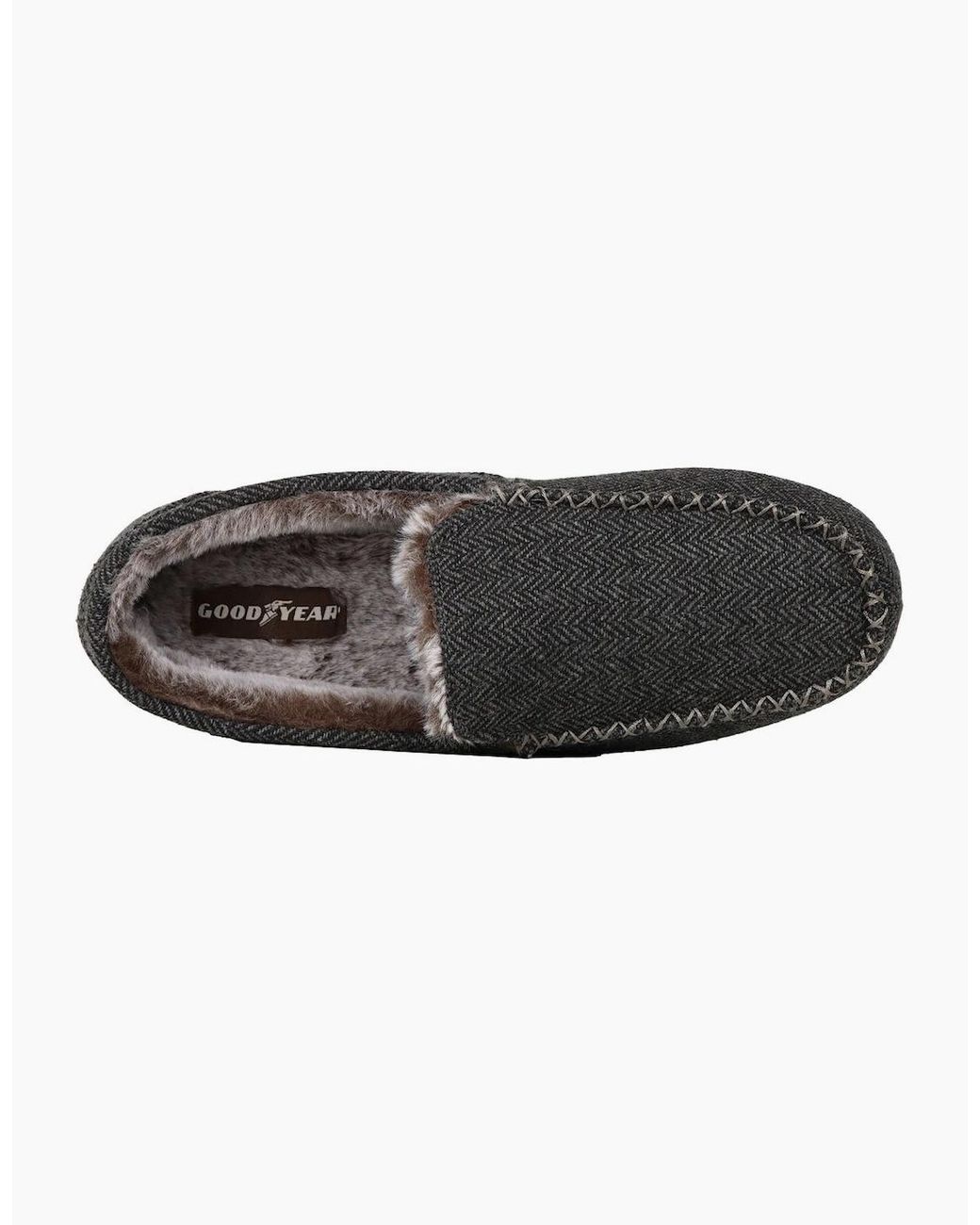 Goodyear Black Hendrix Full Slippers for men