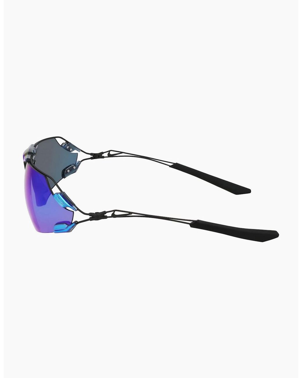 Nike Blue Edge Wrap Sunglasses for men