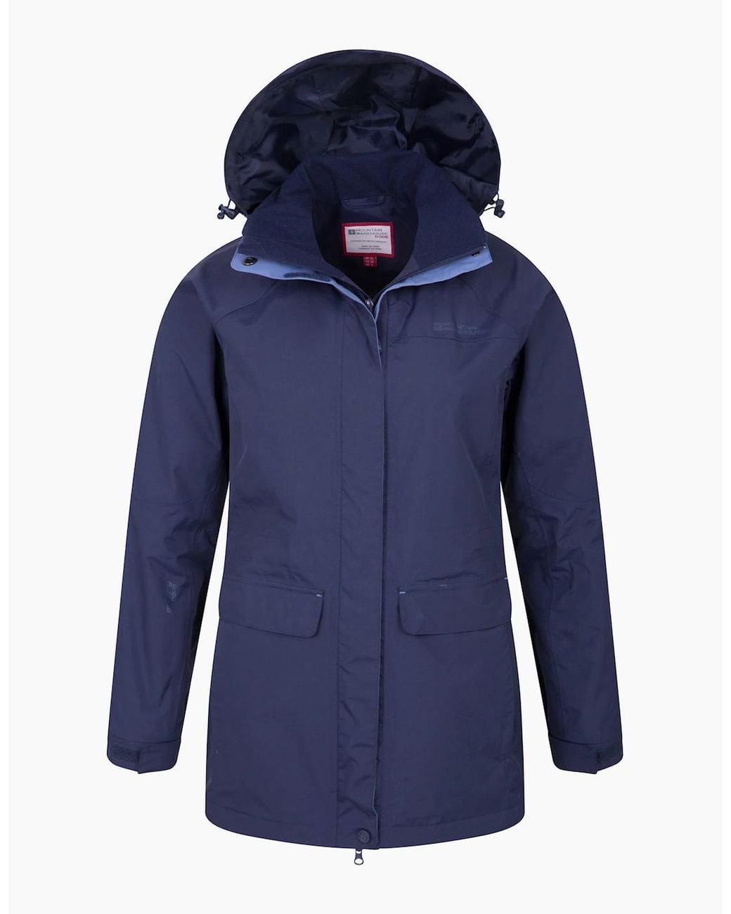 Mountain Warehouse Blue Ladies Glacial Extreme Waterproof Jacket