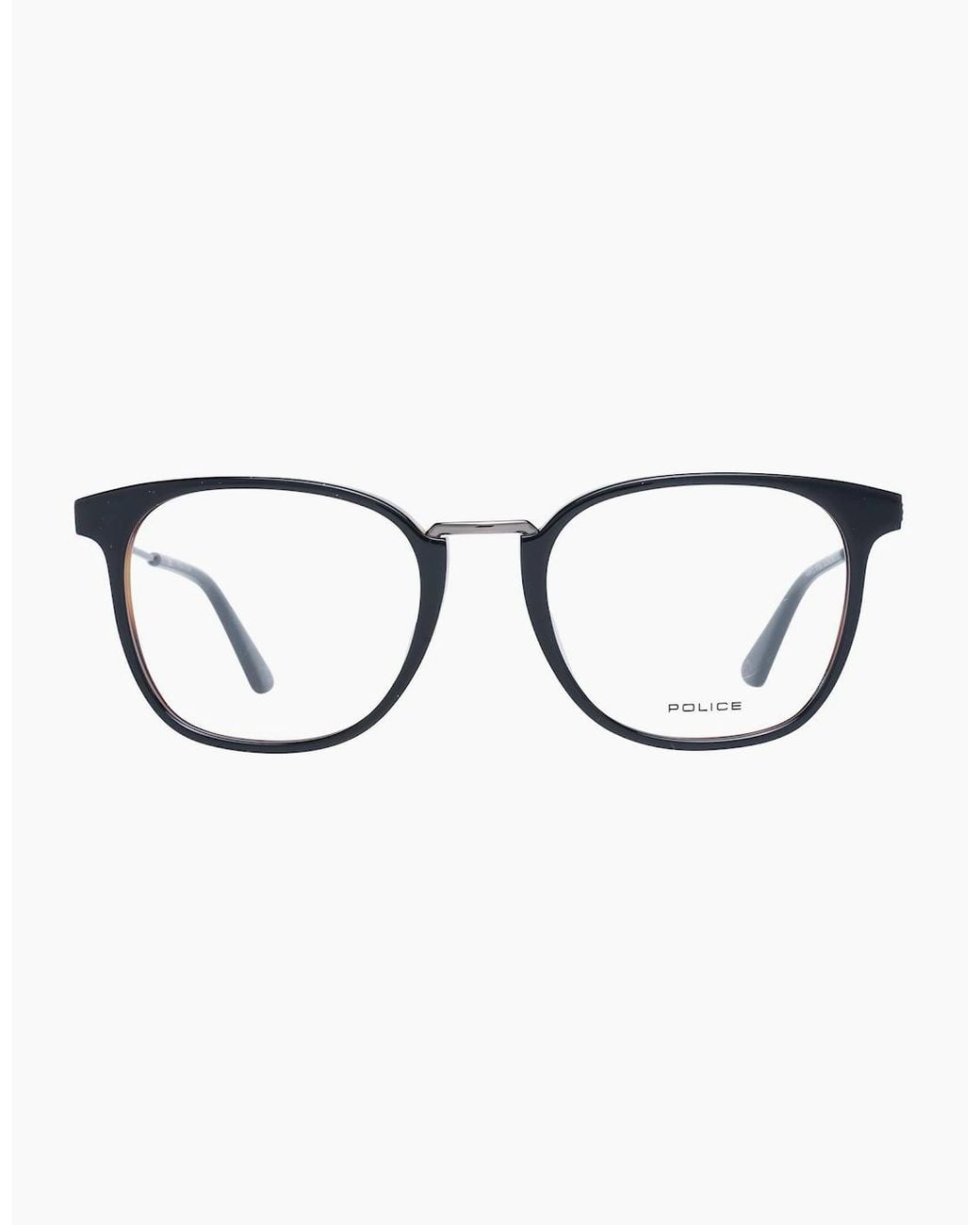 Police Black Optical Frame Vpl686 0Nk7 51 for men