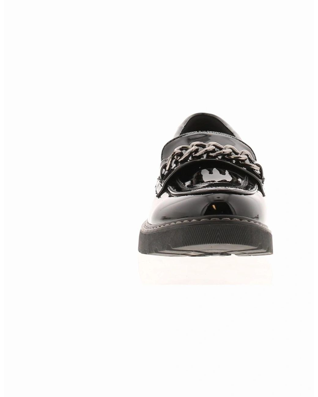 Apache Multicolor Shoes Work School Kilburn Slip On Patent Uk Size
