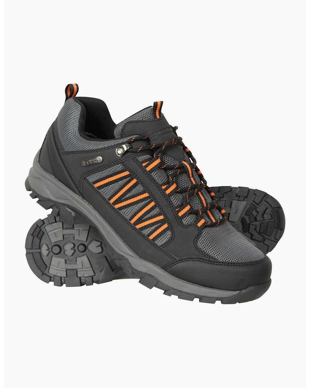 Mountain Warehouse Black Path Waterproof Walking Shoes for men