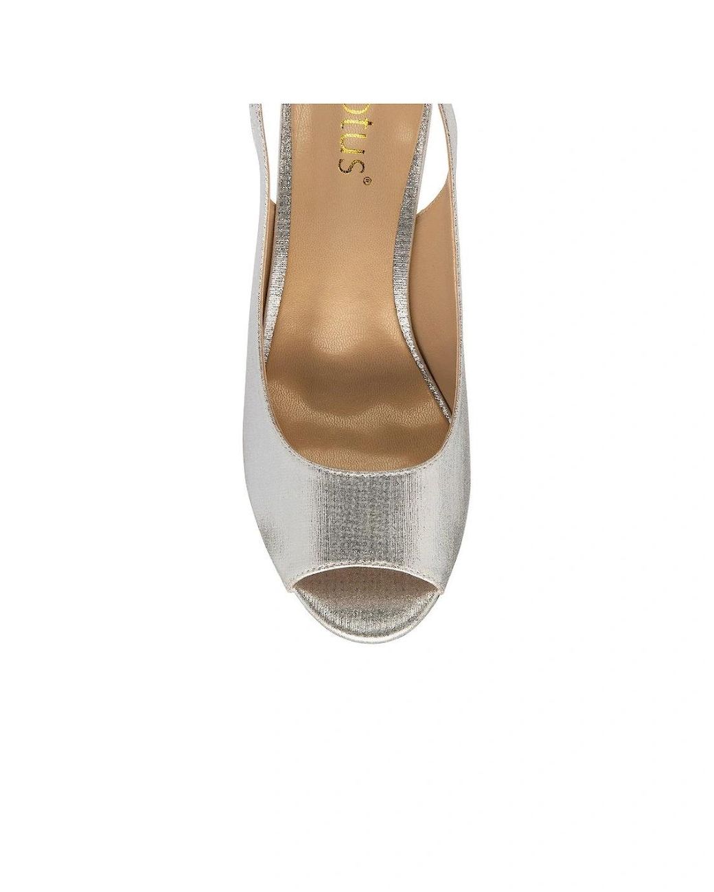 Lotus White Evelyn Slingback Sandals