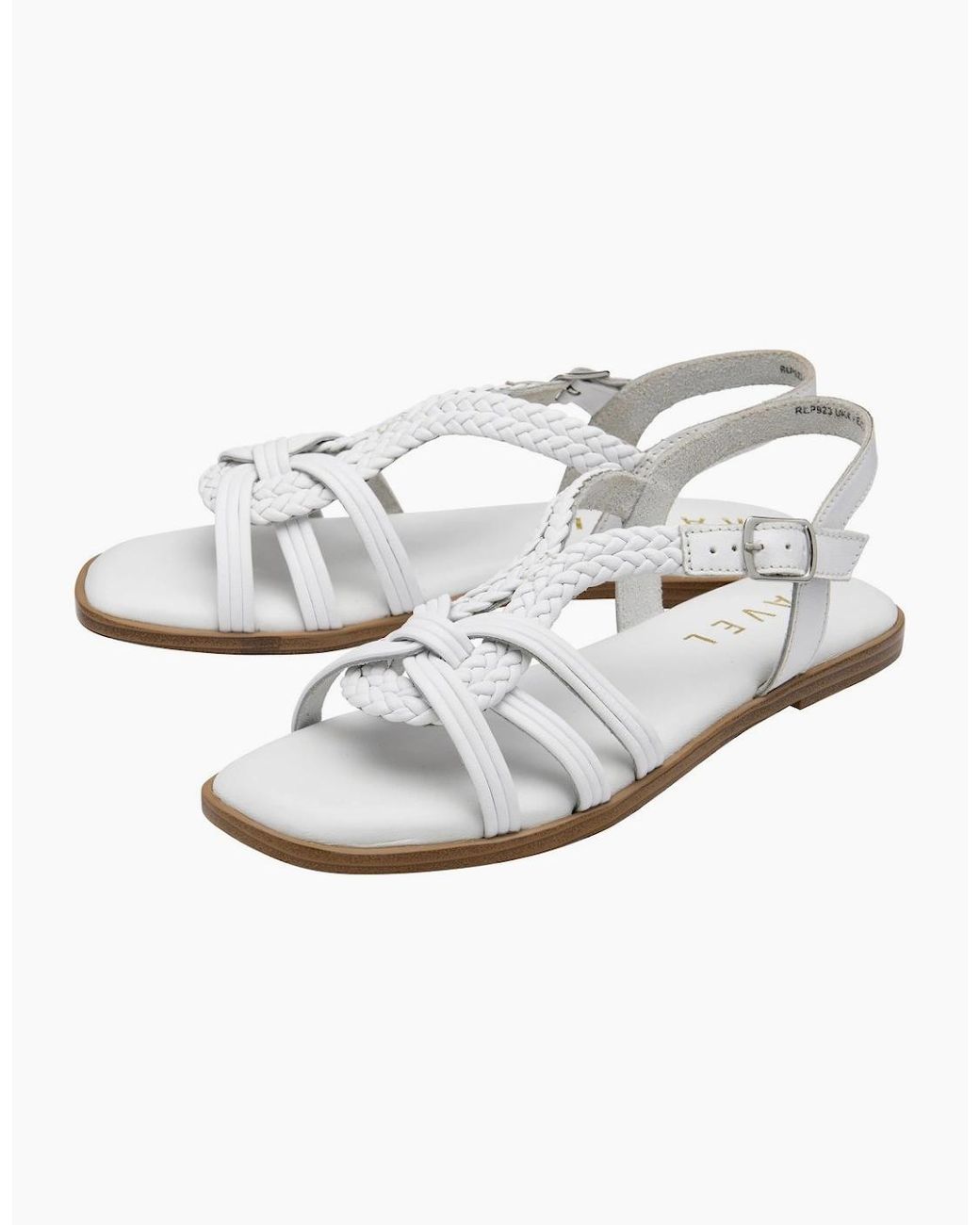 Ravel White Danby Sandals