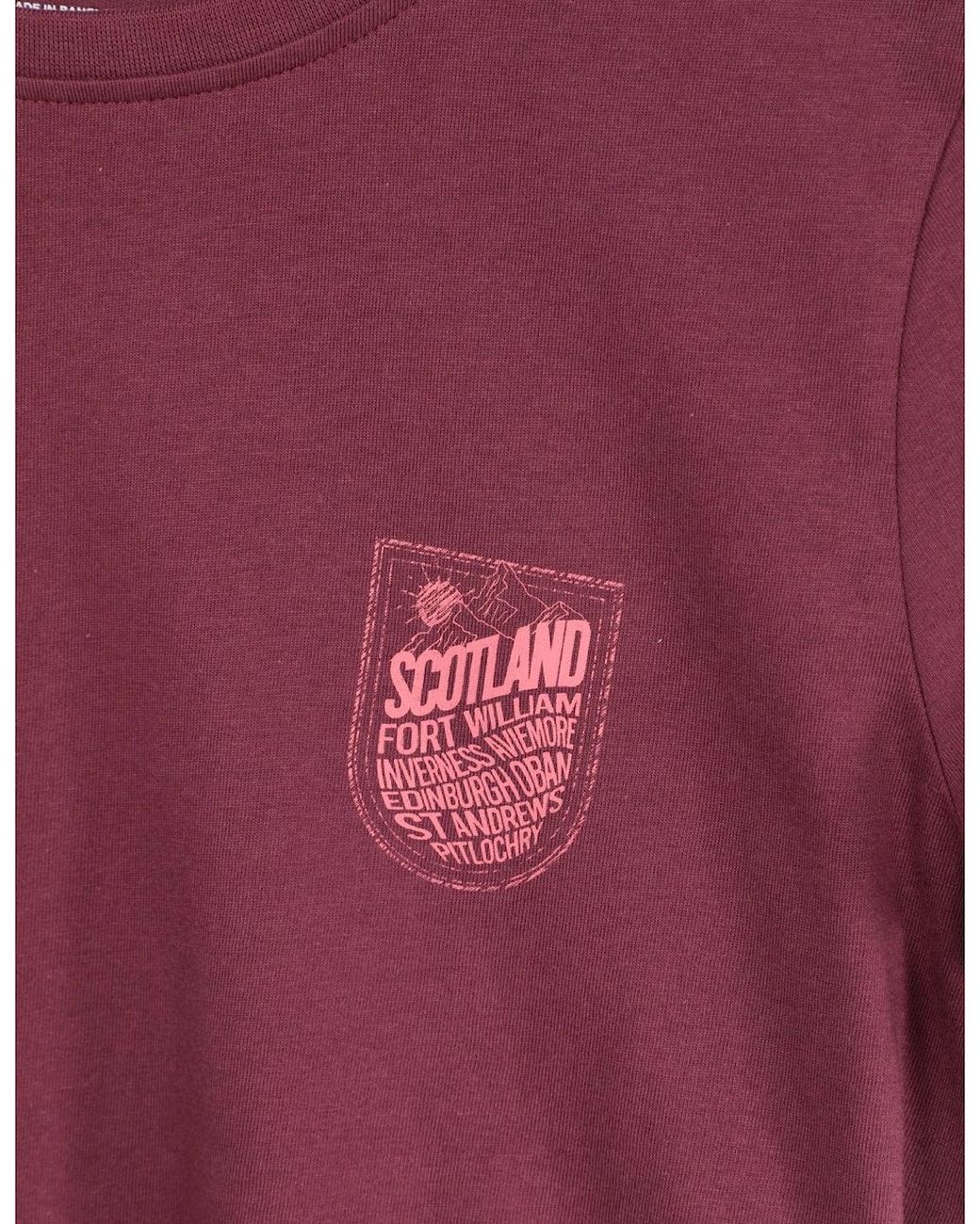 Mountain Warehouse Red Scotland Lightweight T-Shirt