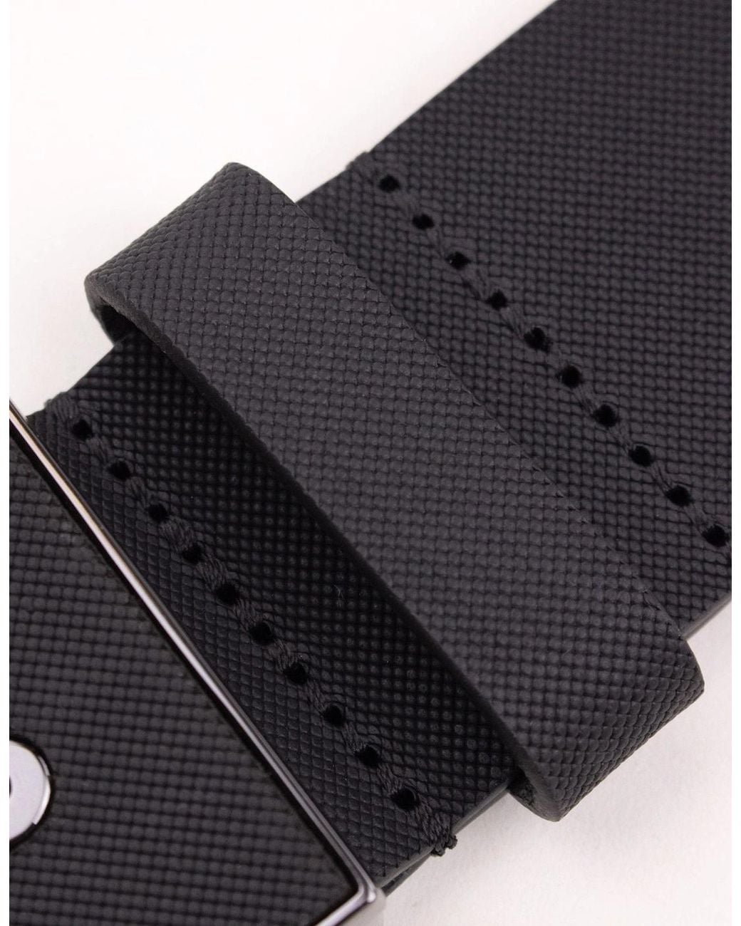 Boss Black Plaque-Buckle Belt for men