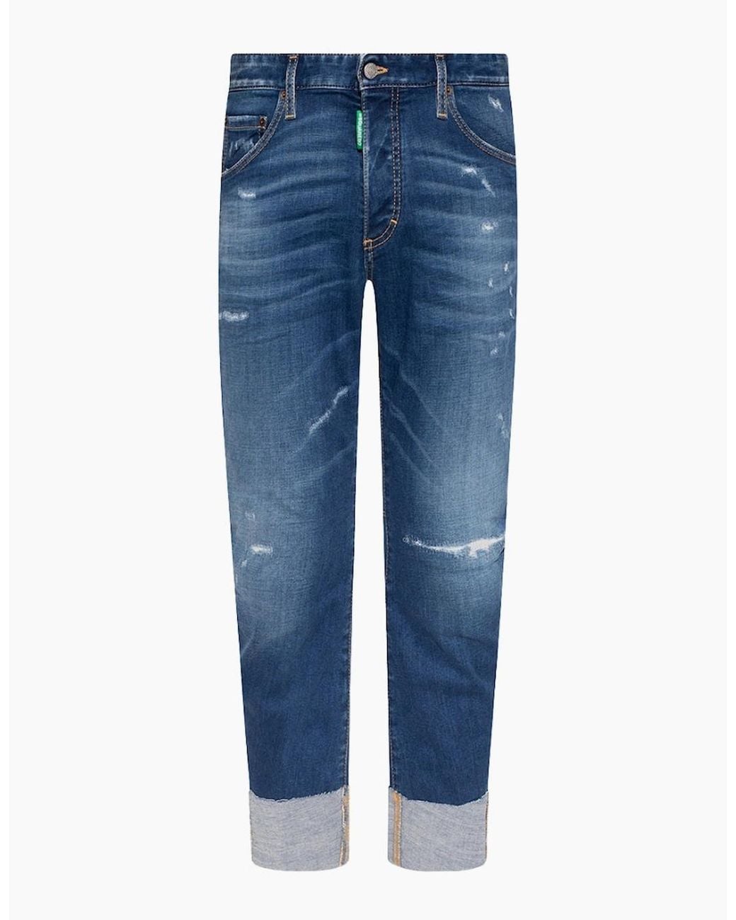 DSquared² Blue Sailor Style Jeans for men