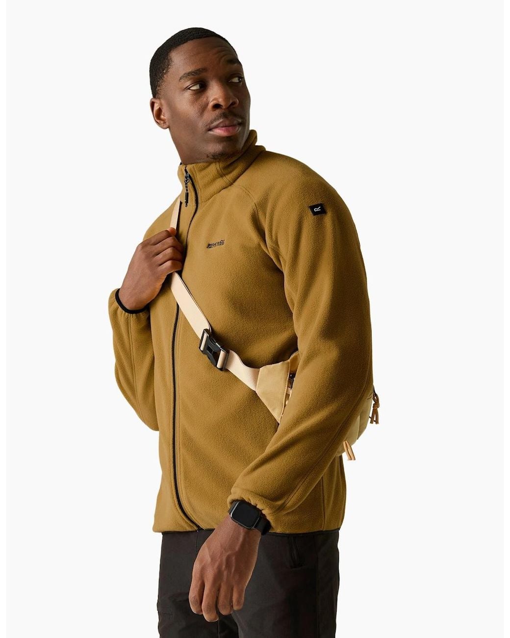Regatta Green Hadfield Full Zip Fleece Jacket for men
