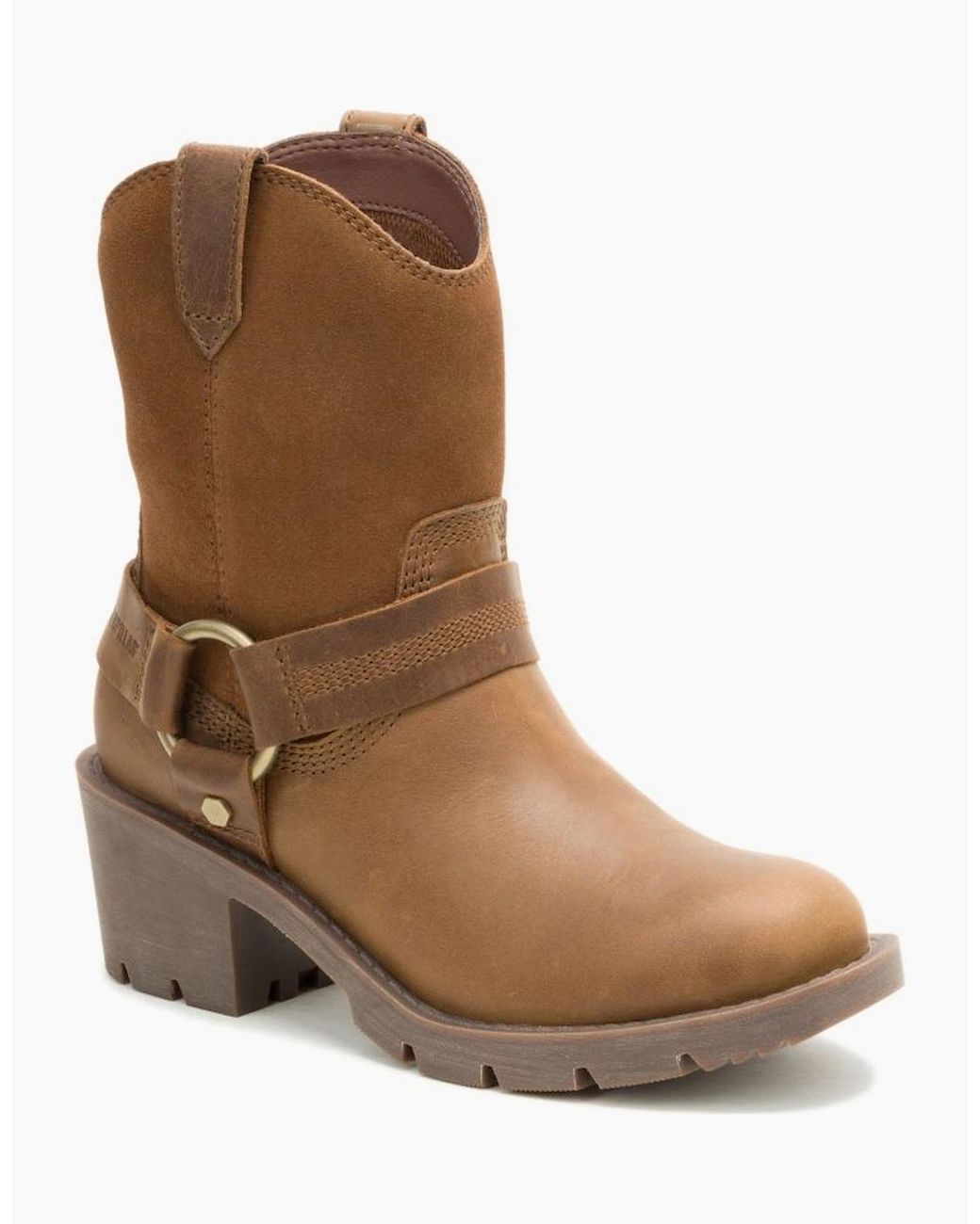 Caterpillar Brown Rewrite Harness P312299 Leather Nuthatch Boots