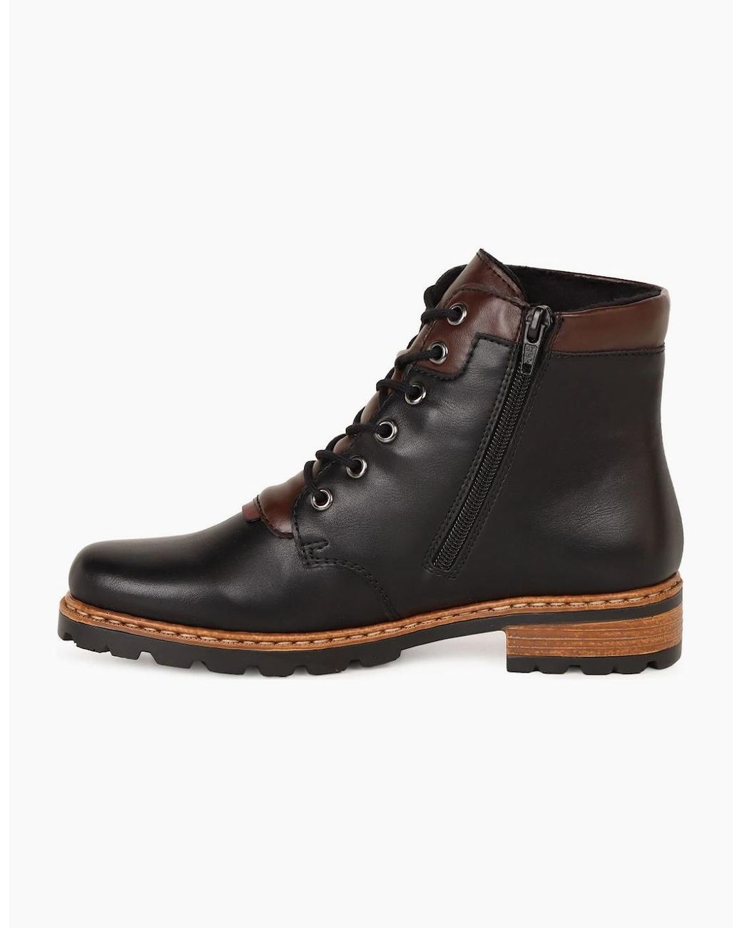 Rieker Black Thornton Ankle Boots