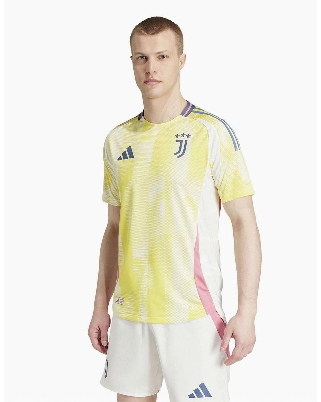Adidas Yellow A Jsy Au T Shirt for men