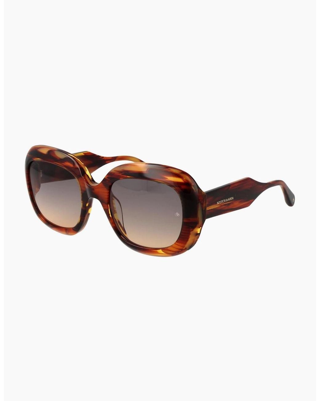 Scotch & Soda Brown Sunglasses Ss7035 107 54