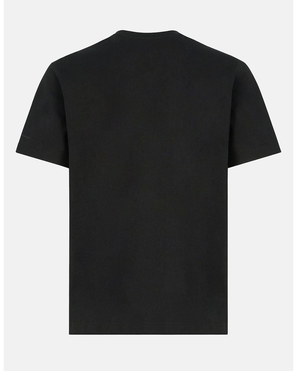Moose Knuckles Black Leopard Logo T-Shirt for men
