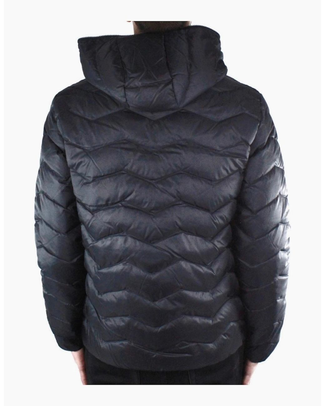EA7 Blue Full Zip Closure Jacket for men