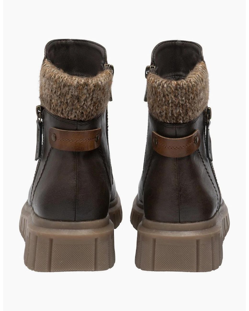 Lotus Brown Gwen Ankle Boots