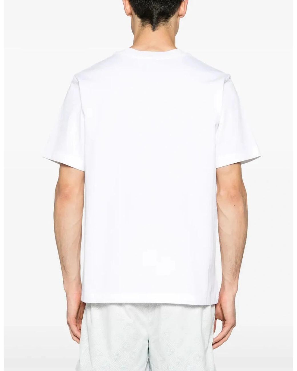 Casablanca White Maison De Reve Logo Printed T-Shirt for men